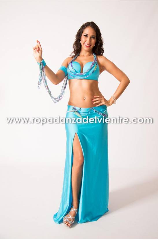 Traje básico danza del vientre Ayana