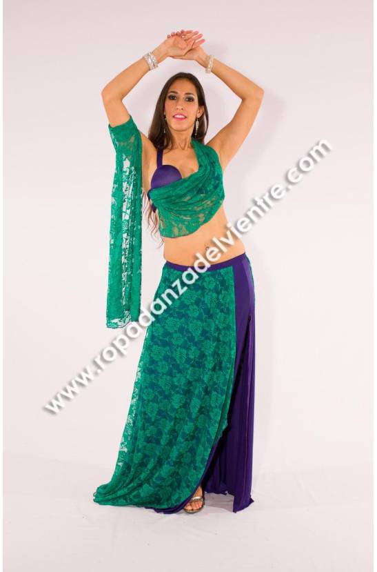 Traje básico danza del vientre Tarana